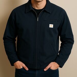 TIME on TARGET Gear Men’s Black Duck Quilted Detroit Jacket Cotton Chore Coat